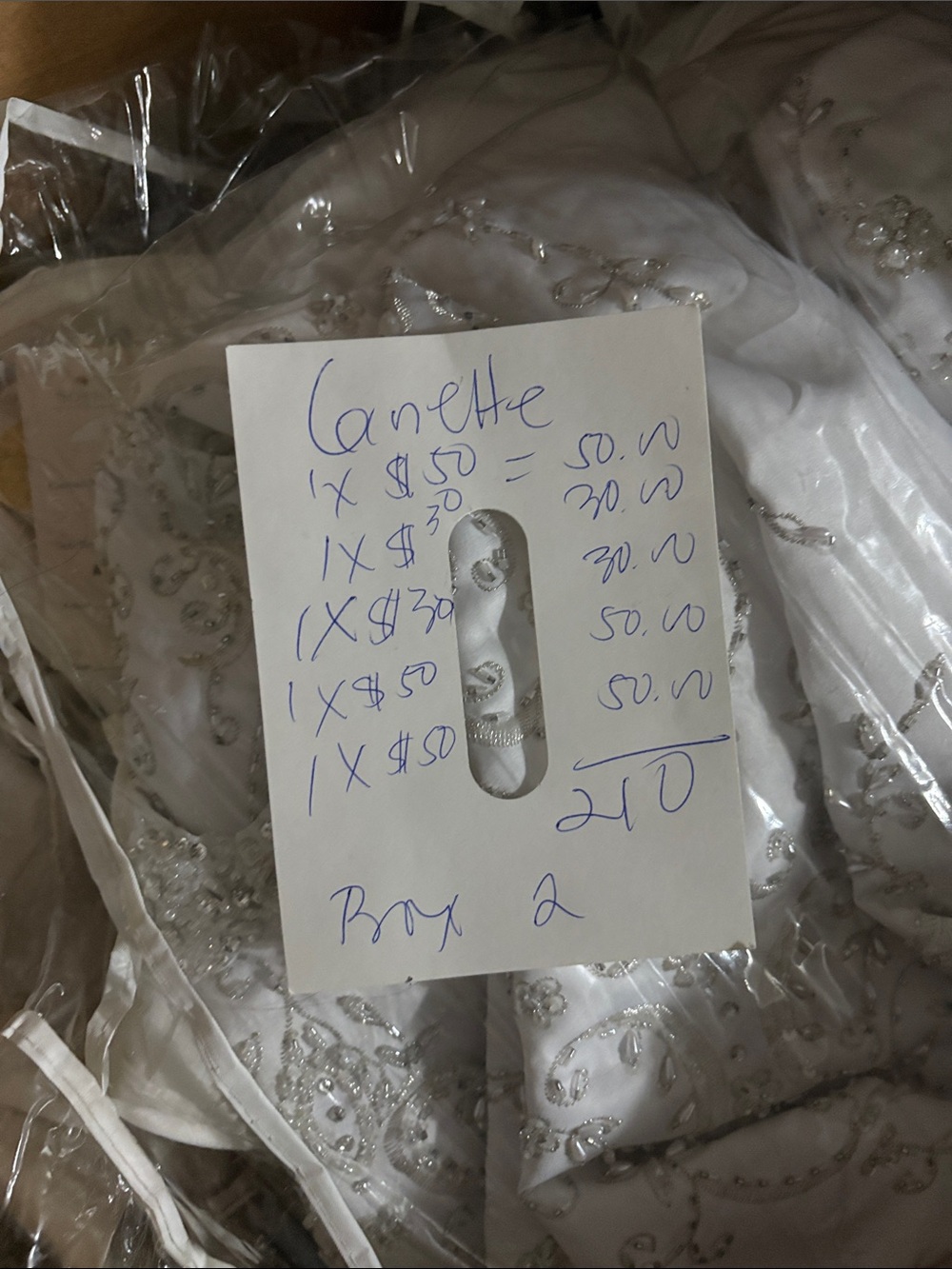 Wedding gown for ginette roy